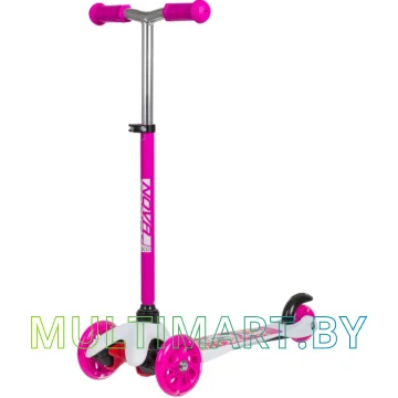 Самокат Novatrack Disco-Kids Print 120H.DISCOKIDS.SWPN20 (розовый, 2020)